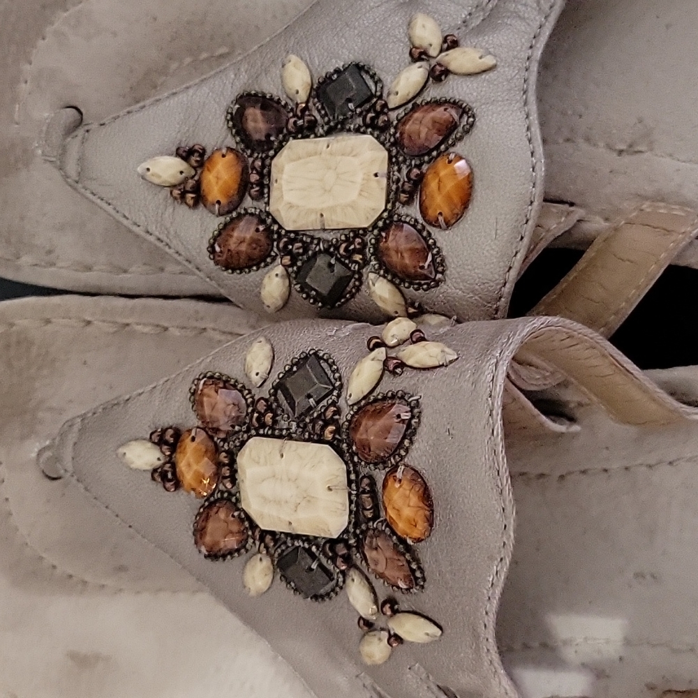 Clarks Artisan Sandals Beaded